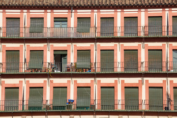 Obraz premium Detail of the buildings in the Corredera square, Cordoba, Spain