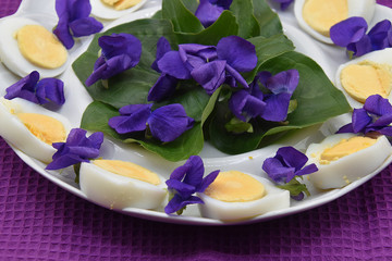 oeufs à la violette