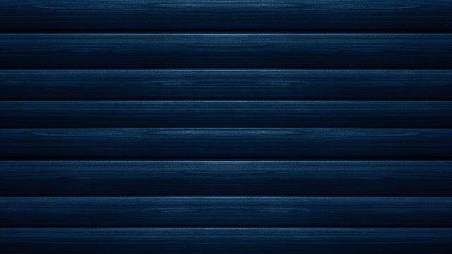 Wood texture in blue classic color. Dark wood, wooden dark background. Dark room with wooden walls.