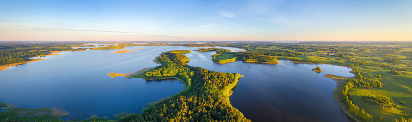National park Braslau Lakes, Belarus