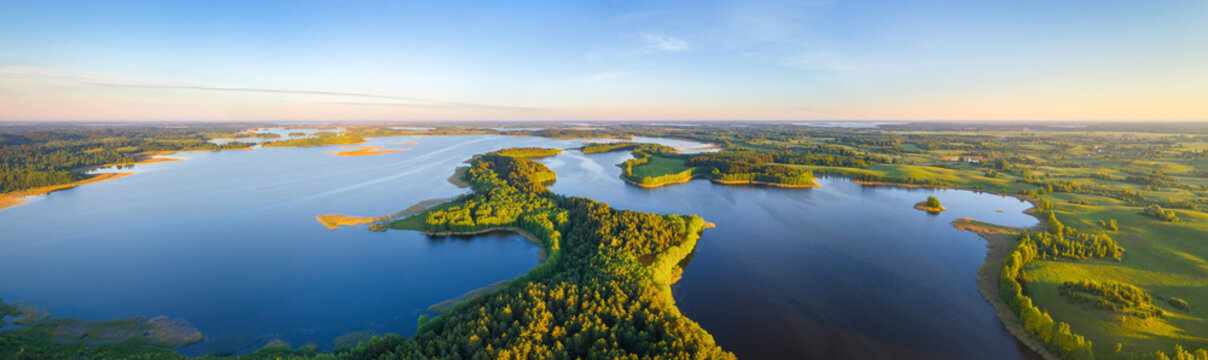 National park Braslau Lakes, Belarus