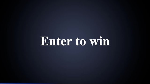 Enter to win advertising text banner intro outro. Enter to win title reveal.