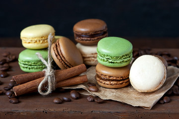 Several  tasty macarons