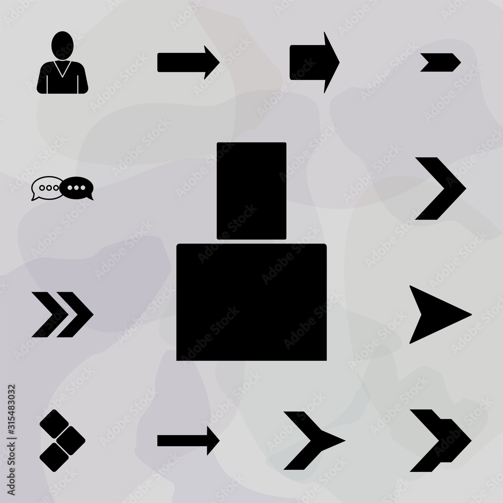 Aufkleber human icon. web icons universal set for web and mobile
