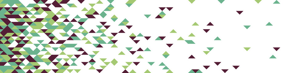 Pattern with random colored triangles Generative Art background illustration