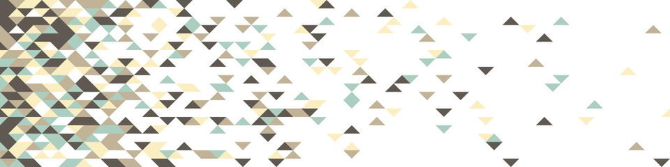 Pattern with random colored triangles Generative Art background illustration
