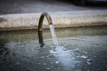 thermal water source in Karlovy Vary