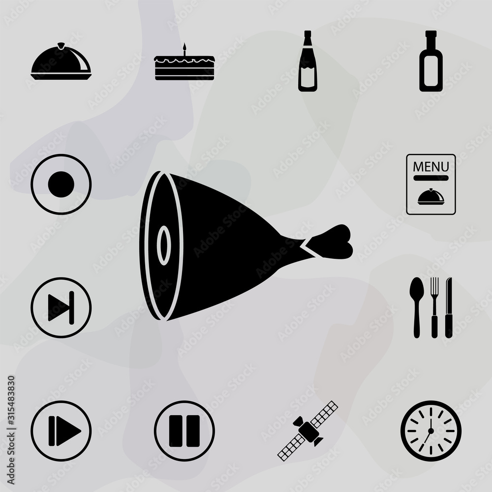 Poster ham icon. web icons universal set for web and mobile