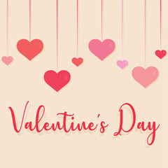 Happy valentine day card