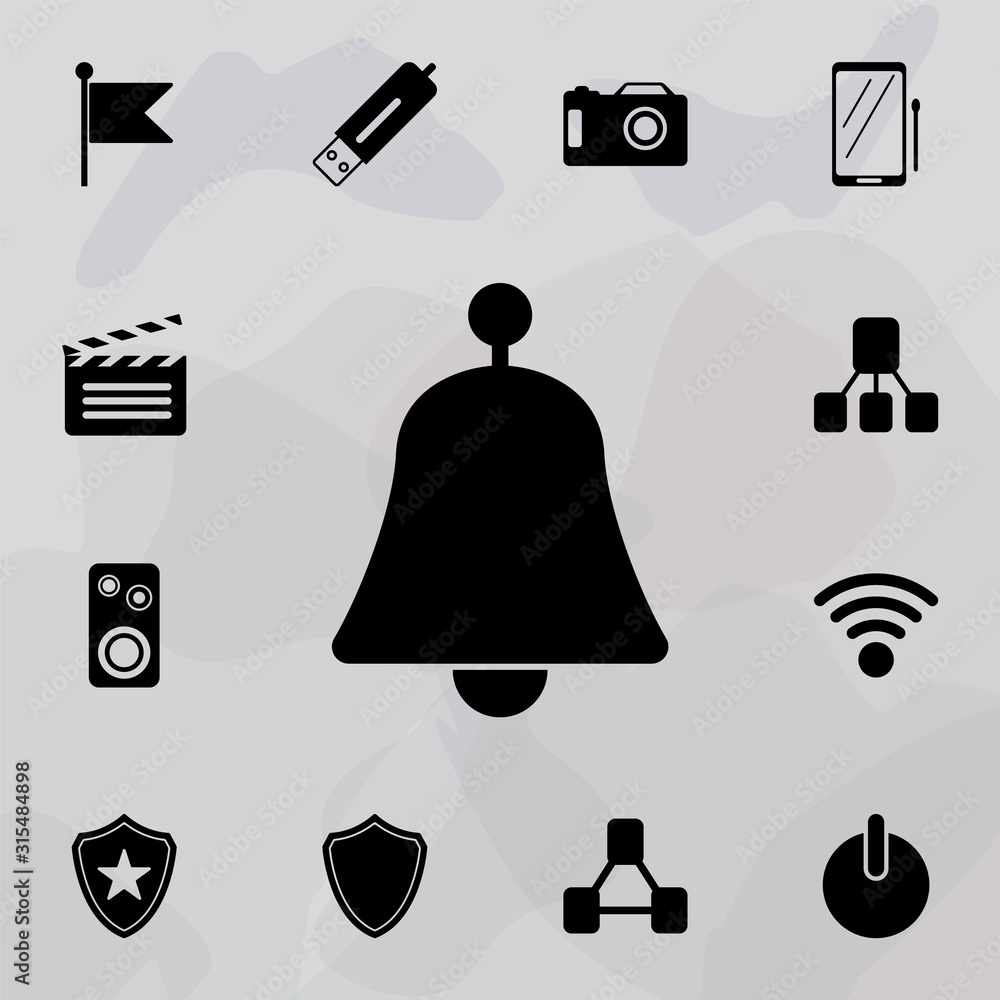 Poster bell icon. web icons universal set for web and mobile
