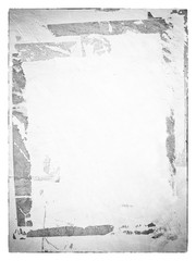 Old ripped torn posters textures backgrounds grunge creased crumpled paper vintage collage placards empty space text frame