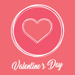 Happy valentine day card