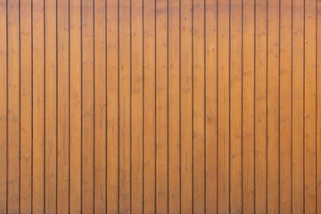 Zelfklevend Fotobehang coating of vertical wooden boards © christian cantarelli