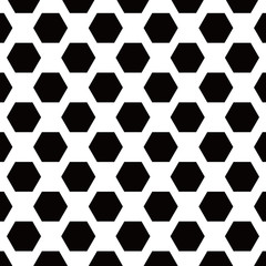 Abstract hexagonal pattern background. Black hexagons on a white background. Vector illustration