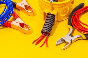 Spare parts, tool and wires for replacement or repair of electrical equipment
