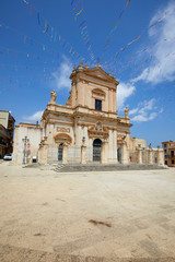 Obraz premium The Basilica di Santa Maria Maggiore in Ispica, Sicily, Italy