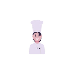 Isolated woman chef vector design