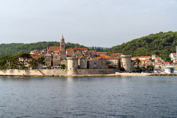 Obraz premium Korcula, Croatia - popular resort in the Adriatic 