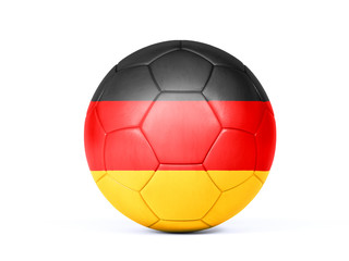Football in the colors of the German flag