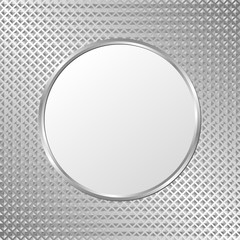 textured background with silver plate