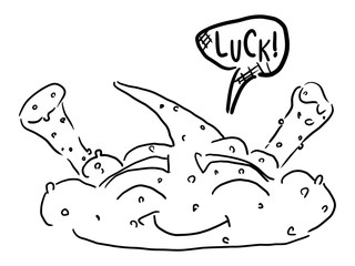 sketch doodle drawing poo on a white background