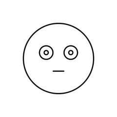 Grinning, emotions icon. Simple line, outline vector expression of mood icons for ui and ux, website or mobile application