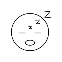 Smiling face, emotions icon. Simple line, outline vector expression of mood icons for ui and ux, website or mobile application