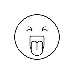 Thinking, emotions icon. Simple line, outline vector expression of mood icons for ui and ux, website or mobile application