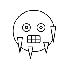 Cold, emotions icon. Simple line, outline vector expression of mood icons for ui and ux, website or mobile application