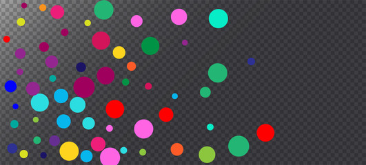 Rainbow Confetti Festive Vector Wallpaper. 