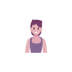avatar woman person vector design