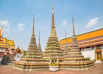 Fototapeta premium Wat Phra Kaew, Temple of the Emerald Buddha, Wat Phra Si Rattana Satsadaram, Thailand