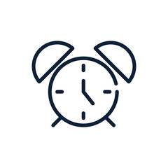 time alarm clock linear design