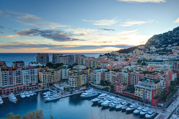 View of Montecarlo, Principality of Monaco