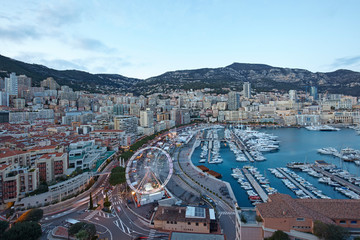 View of Montecarlo, Principality of Monaco