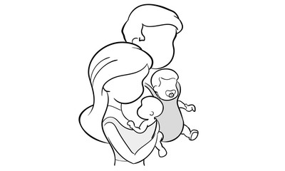 Tragetuch, Baby tragen in Trage, Trageberatung