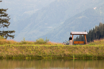 Zell am See, Alpen Berge Landschaft