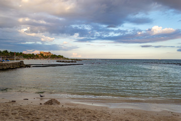 Tropical beach in sunny day