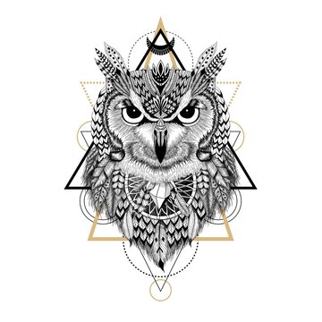 Owl Tattoo Images – Browse 19,657 Stock Photos, Vectors, and Video
