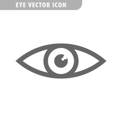 Fototapeta premium Eye vector icon. Human vision symbol.