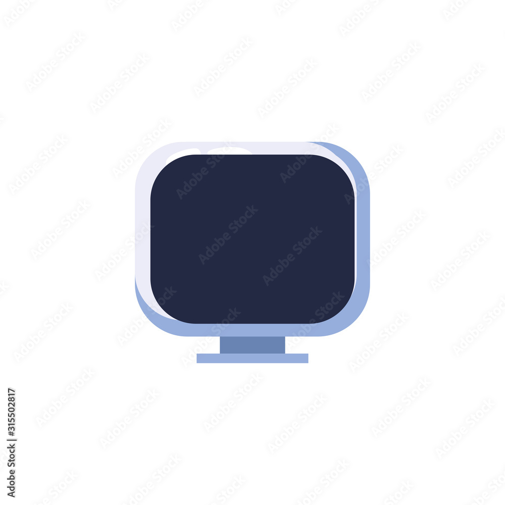 Poster isolated digital computer vector design
