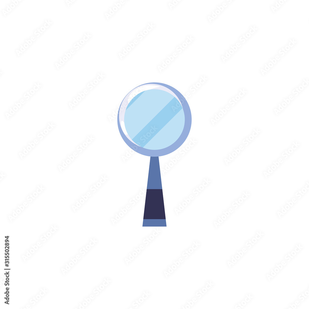 Poster isolated lupe icon vector design