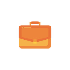 Isolated suitcase bag vector design