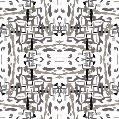 Watercolor Staining. Ikat, Tie Dye Seamless 