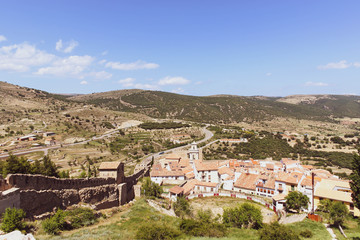 Fototapeta na wymiar Vista de Morella 