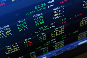 The Stock Exchange, Streaming Trade Screen