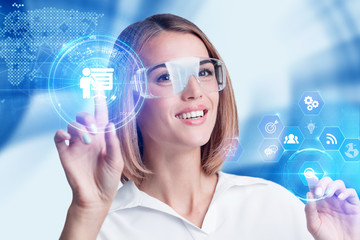 Business, Technology, Internet and network concept.