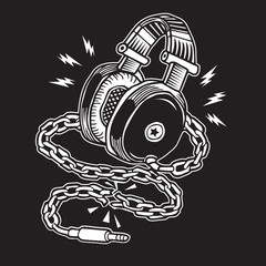 Headphone and Chains