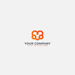 simple heart and two peoples logo