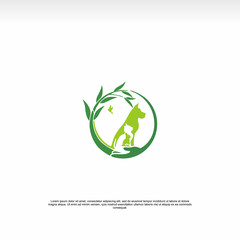 pet care logo template design